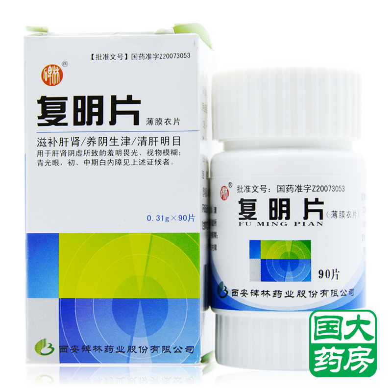 碑林 复明片 0.31g*90片/盒