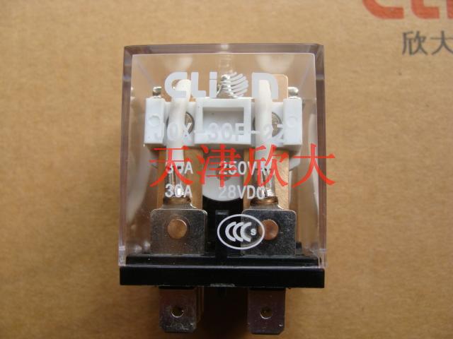 Xin size relay HHC71A-2Z (JQX30F 2Z ) DC12V Transparent