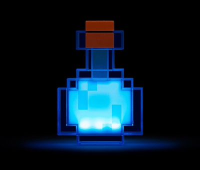 Thinkgeek我的世界正版周邊變色藥水瓶燈minecraft Potion Bottle