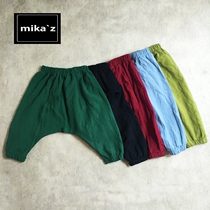 Boy Cotton Linen Pants Trousers Long Pants Children Spring Summer Girl Mosquito Harun Pants Baby Boy Scout 9 Sub-pants