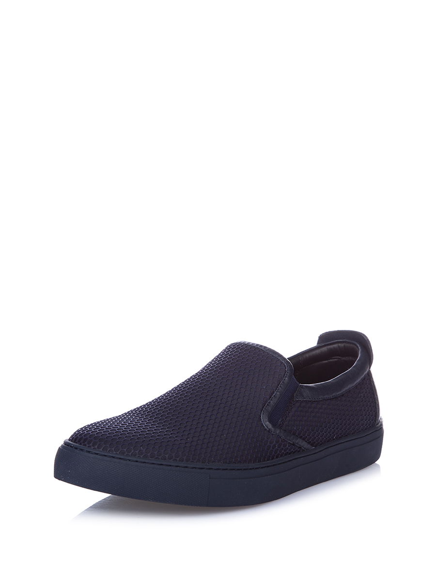 深蓝色网眼设计休闲鞋