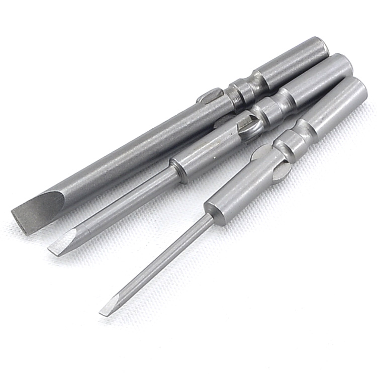 German S2 steel 801 l-shaped electric screwdriver's mouth 5mm round handle Electric screwdriver head with electric screwdriver head screwdriver