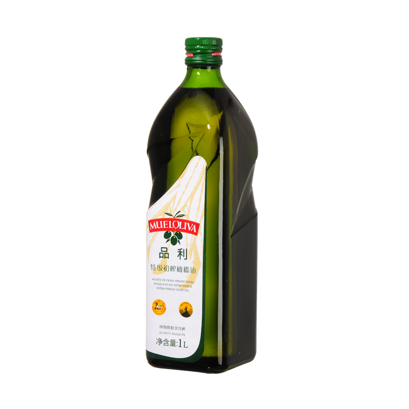 【天猫超市】西班牙进口 品利特级初榨橄榄油1L 食用油