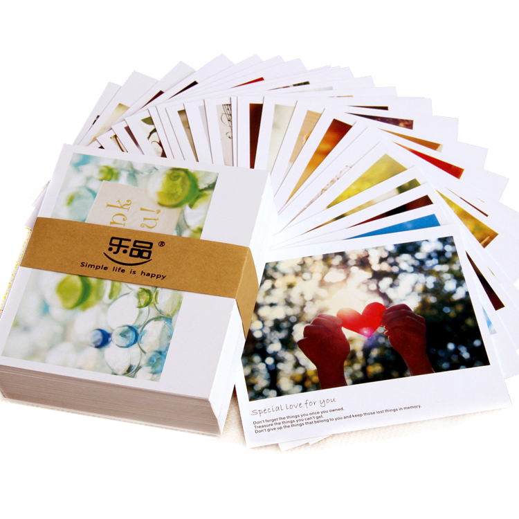 Le Pin Paper Card Fresh Postcard Greeting Card Flower Shop Praise Card Mother's Day Blessing Gift Card Opening Ceremony