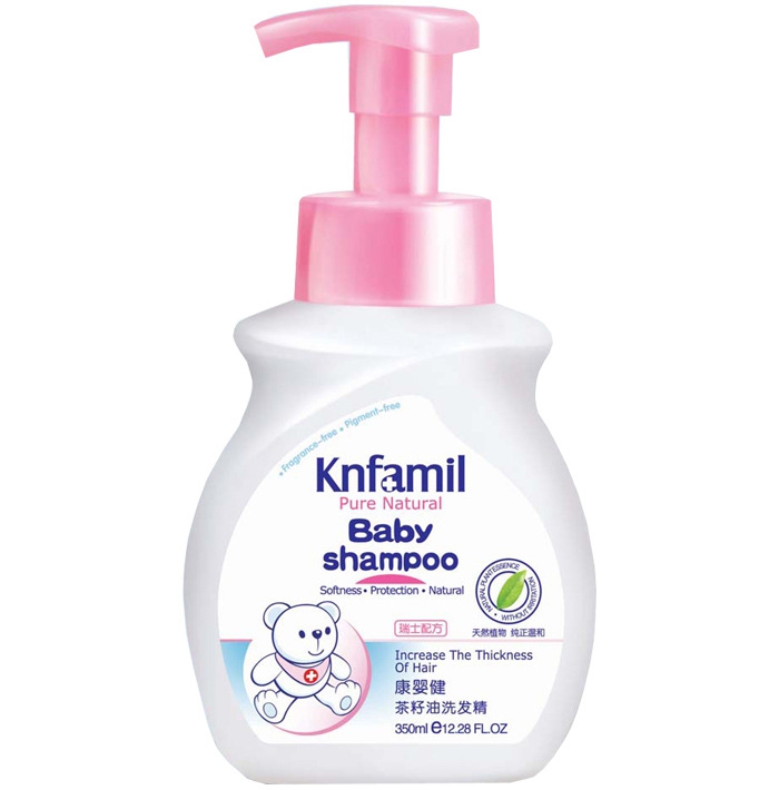 康婴健婴儿茶籽油洗发露宝宝专用洗发水儿童洗发350ml KYJ019