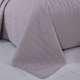 Khăn trải giường bằng vải cotton dệt cao cấp có bộ ba mảnh được giặt bằng vải bông Nhật Bản đơn giản điều hòa không khí mùa hè ra giường màu xám Trải giường