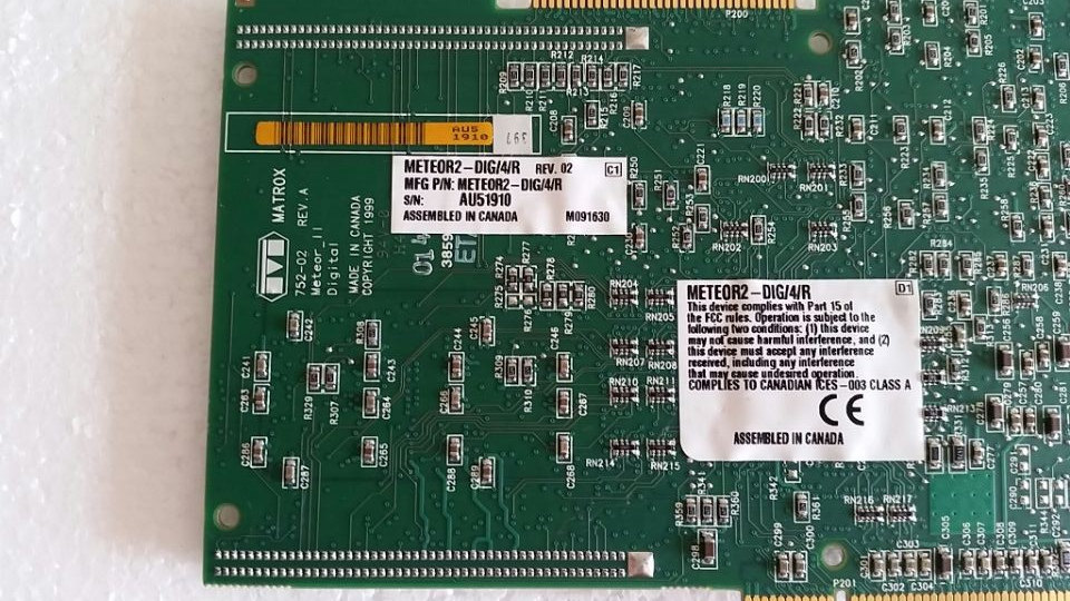 Matrox METEOR2-DIG 4 L Image collection card