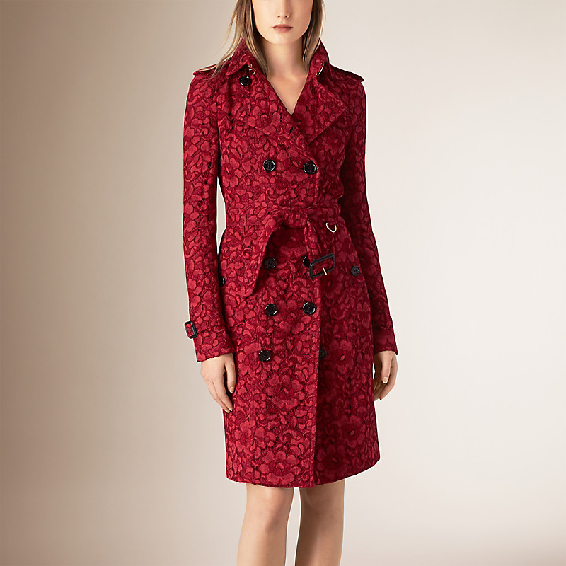 BURBERRY/博柏利法式蕾丝 Trench 风衣 39946471