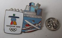 2010 Vancouver Winter Olympics Badge Canadian Landscape Badge Seaplane Badge