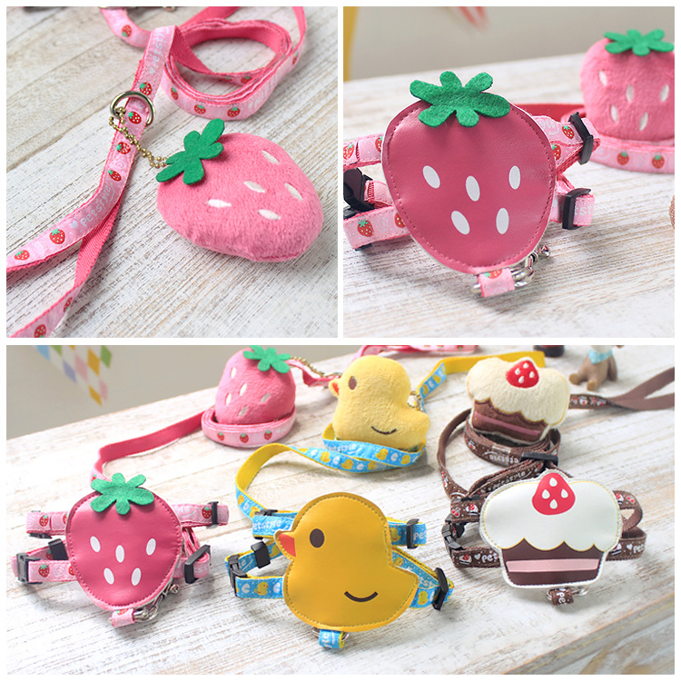 Xiao Meng Angel Bridge with Teddy York Shaj Doll Pet Cat Dog Traction Rope Set