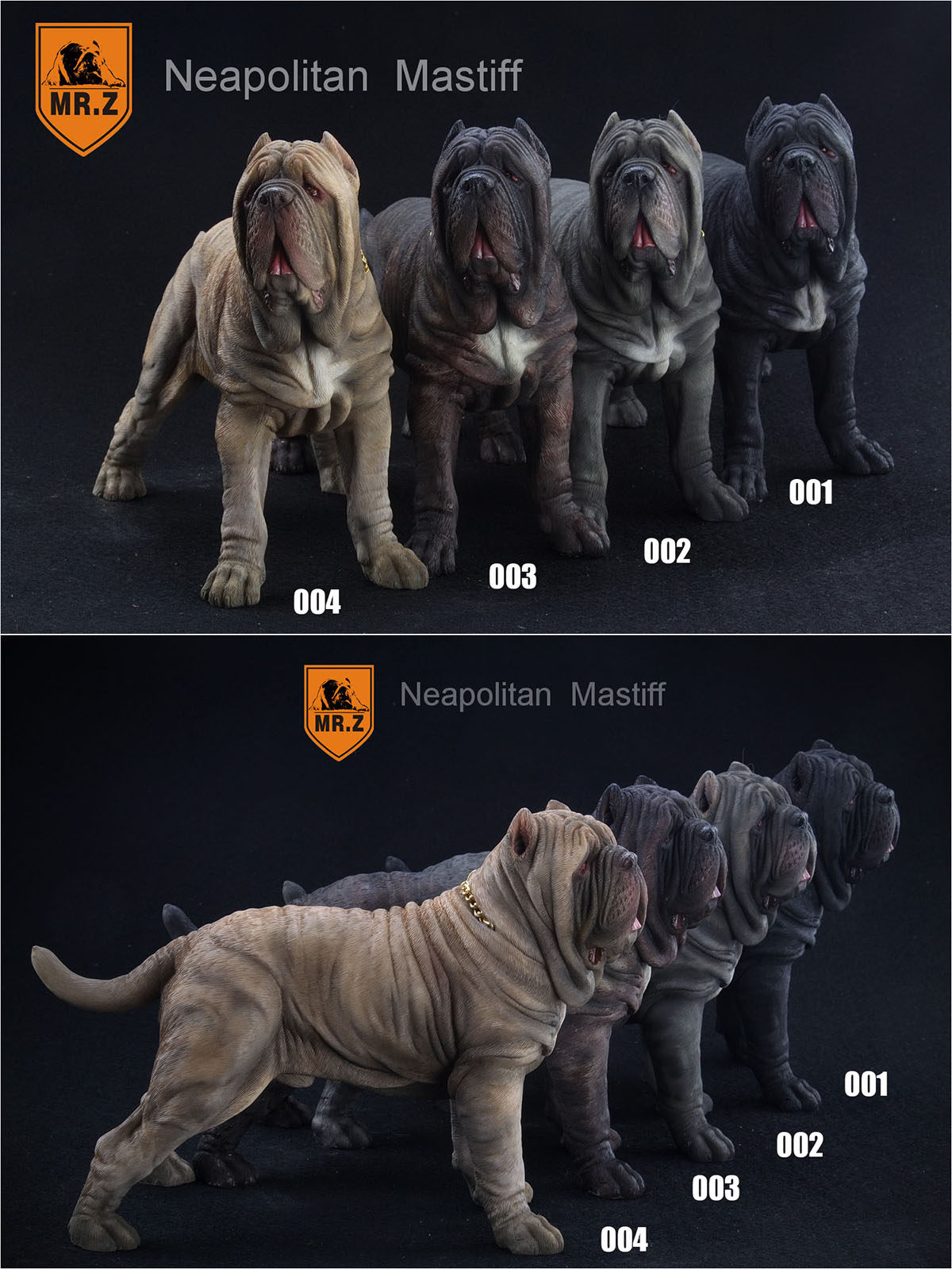 (Special Price) Mr Z Hong Giant Beast Emulation Animals 1 6 The third bullet Newberton Mastiff-Taobao