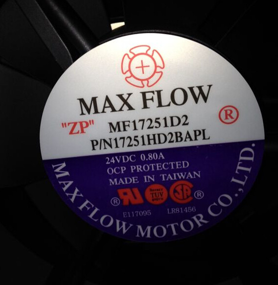 17251 12V 24V 48V DC axial flow fan MF17251D2 MF17251D2172*172