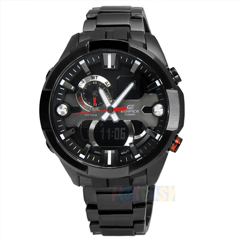 台湾官网直邮进口EDIFICE CASIO / ERA-201BK-1A 粗犷刚毅指针数