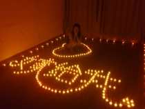 Electronic candle light romantic LED candle package Tanabata proposal candle light confession wedding confession birthday decoration