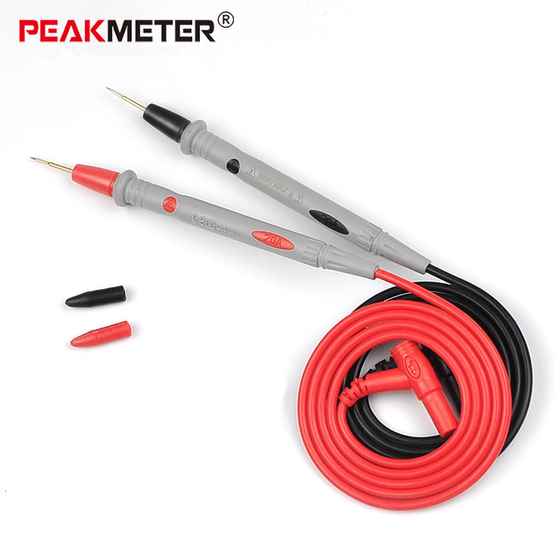 Victory digital meter pen universal 20A gold plated special antifreeze silicone special fine - watch rod high - quality PVC test line