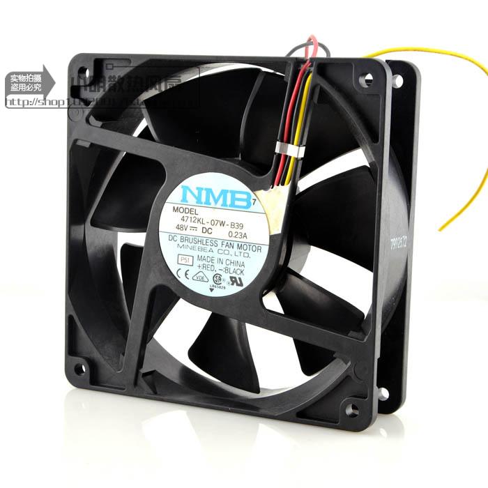 Mepeia NMB 4712KL-07W-B39 12032 12CM 48V 0 23A Inverter Waterproof Fan