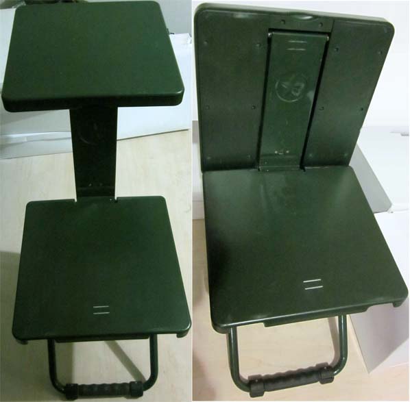 The new general rear soldier multi-functional stool portable folding chair soldier learning chair barracks office chair
