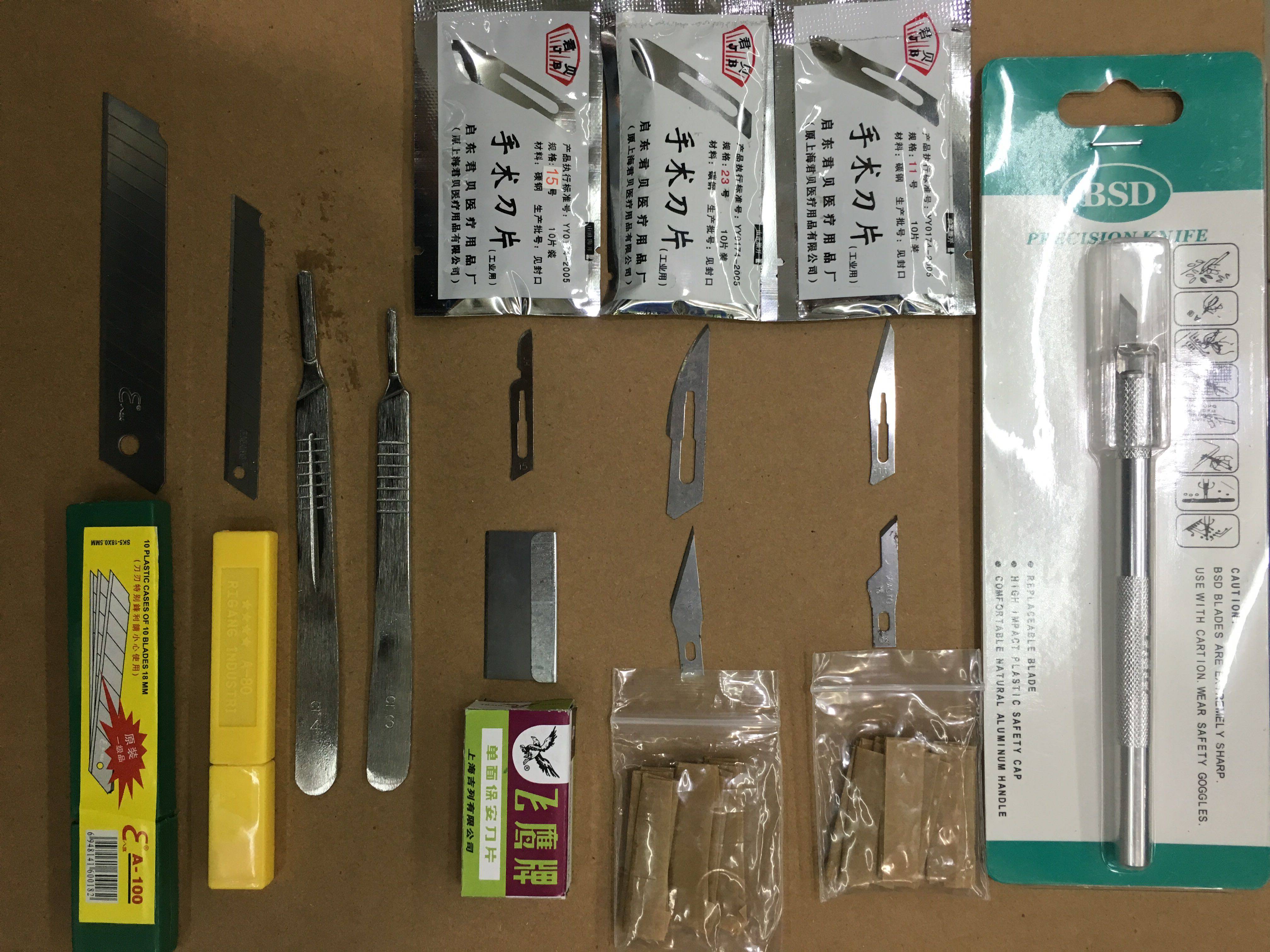 Cell Phone Repair Blade Surgical Blade Shank Adhesive Film blade Blade Shank Removing blade No. 11 No. 23