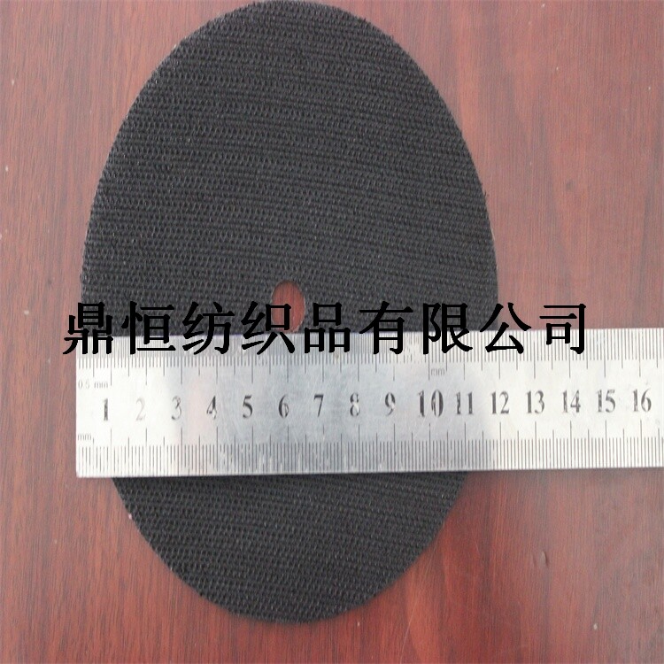 Customizable stone millstones round back glue magic sticker hook face 120mm polished depository die adhesive buckle clasp