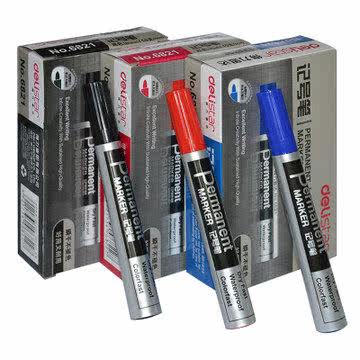 New Product Deli Marker Deli 6821 Oily Pen CD-ROM Pen Big Head Pen Logistics Pen Office Supplies