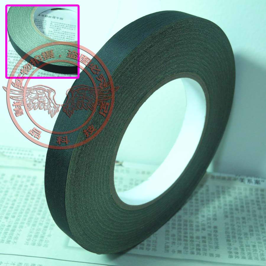 Black liquid crystal maintenance acetate rubberized fabric mobile phone TV screen special high temperature resistant insulating adhesive tape
