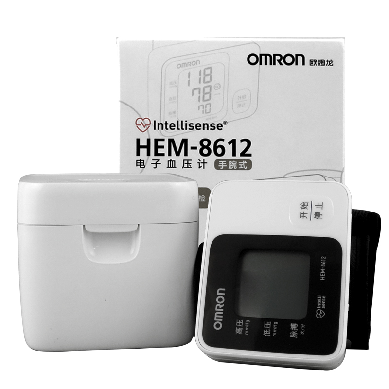 欧姆龙 电子血压计HEM-8612 手腕式 家用智能血压仪器 包邮