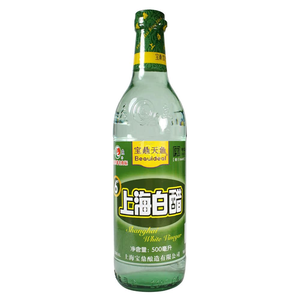 天鱼 宝鼎上海白醋 500ml/瓶 新老包装随机发货