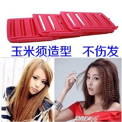 Corn perm wavy coil curler fluffy clip pad hair root ponytail perm hair does not hurt the hair perm splint