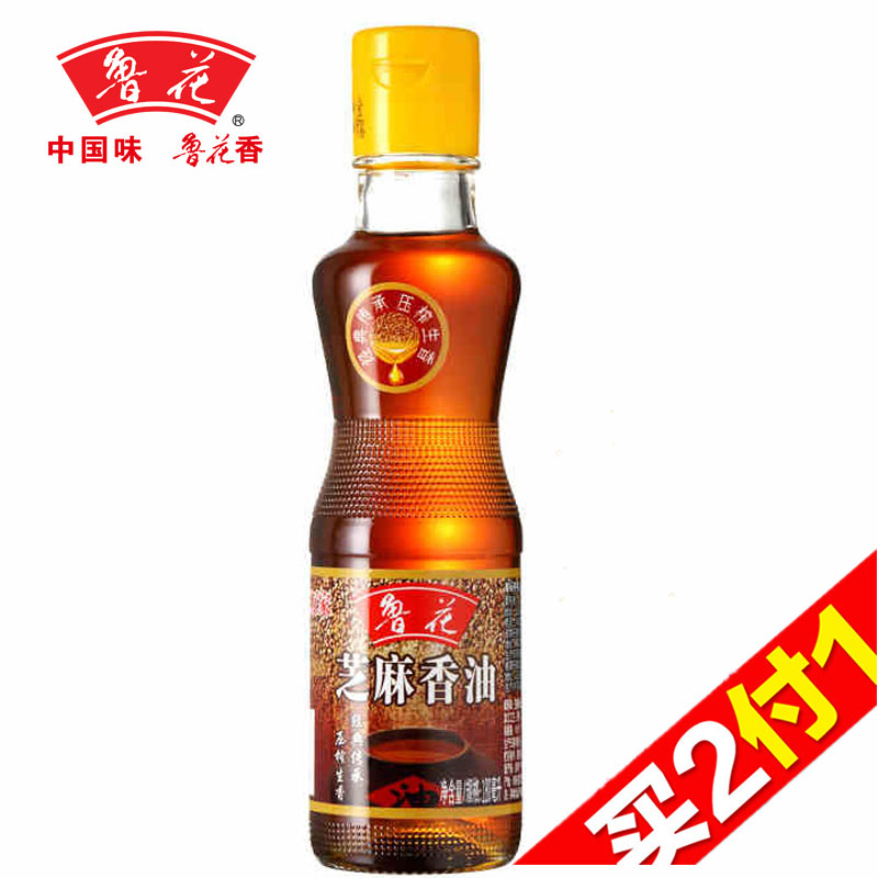 【天猫超市】鲁花芝麻香油180ml 物理压榨 调味品凉拌菜烹饪火锅