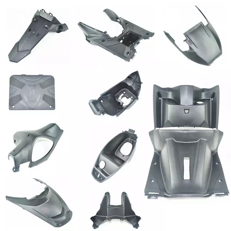 Motorcycle parts Ghost fire 2 generation Kangmei shell PP parts Ghost fire second generation shell PP parts black parts RS locomotive