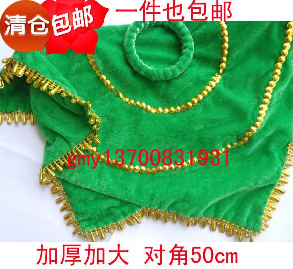 12 inch thickened dance handkerchief octagonal towel two people turn handkerchief flower singer handkerchief dance handkerchief flower direct sales