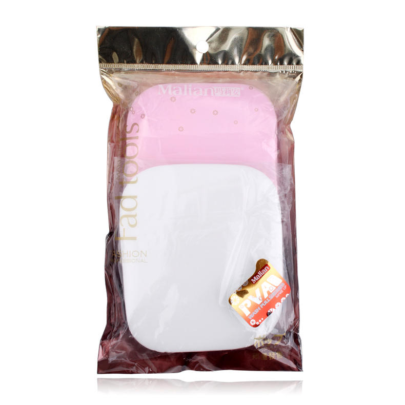 Malian/玛莉安7483 风行美妆限量版 时尚洗脸扑加厚型 超值2枚
