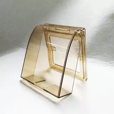 Ousimon manufacturer wall switch socket worker cow splash-proof box waterproof box Champagne transparent
