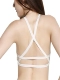 Vẻ đẹp trở lại nhỏ sling Cross back Belt Không có vòng thép chống ánh sáng nửa vest ống trên ngực chéo ngực bọc ngực đồ lót coaster