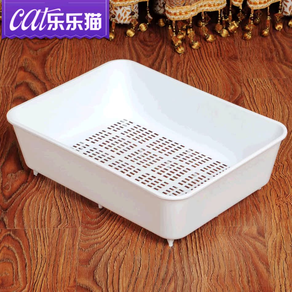宠物封闭式猫厕所配套网格 猫砂过滤垫控砂板猫脚垫 猫咪如厕用品