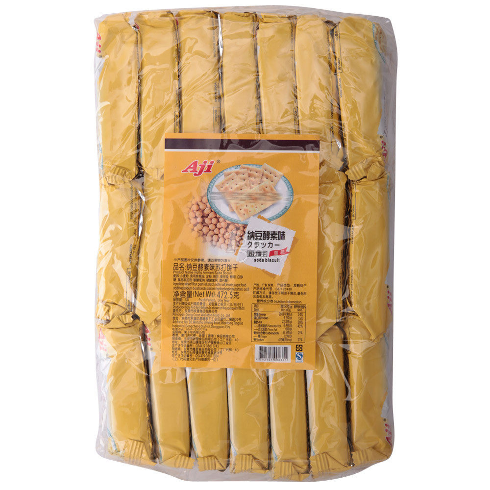 Aji 纳豆酵素苏打饼干472.5g/包 马来西亚饼干