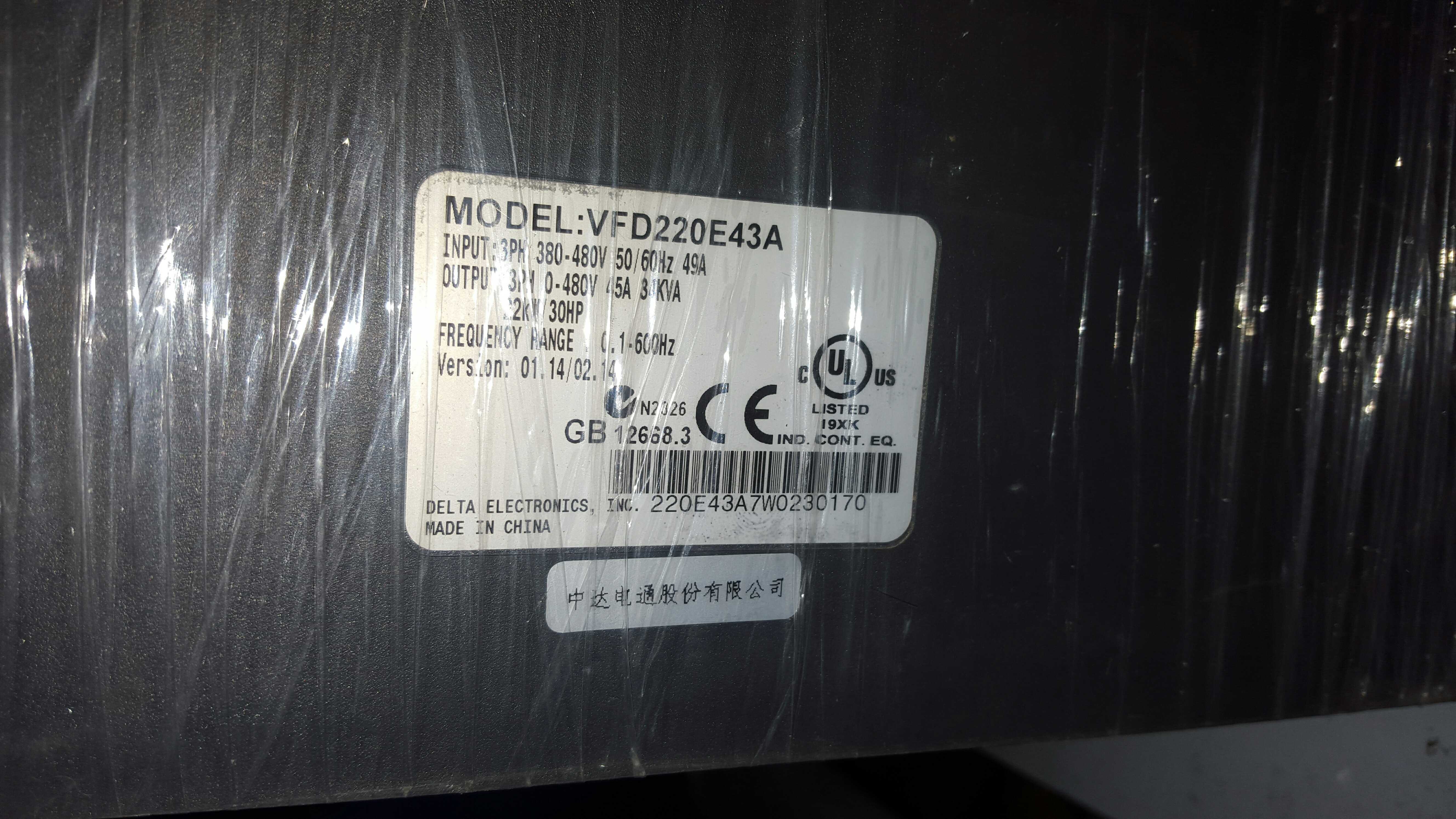 Delta CP200030kw VFD300CP43A