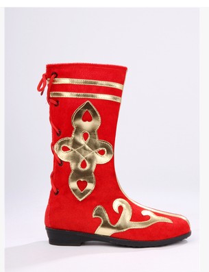 Special offer adult children's dance boots Xinjiang dance minority dance boots Mongolian dance Tibetan dance shoes boots Qiang dance boots