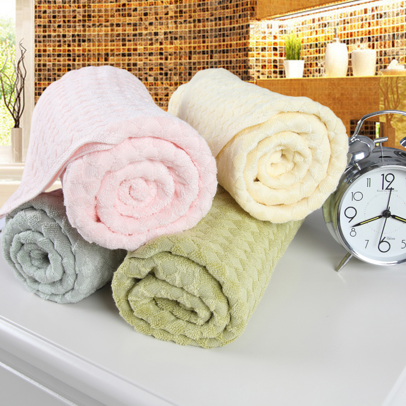 Factory direct sales 100% bamboo fiber massage beauty towel Couple cleansing towel face towel custom