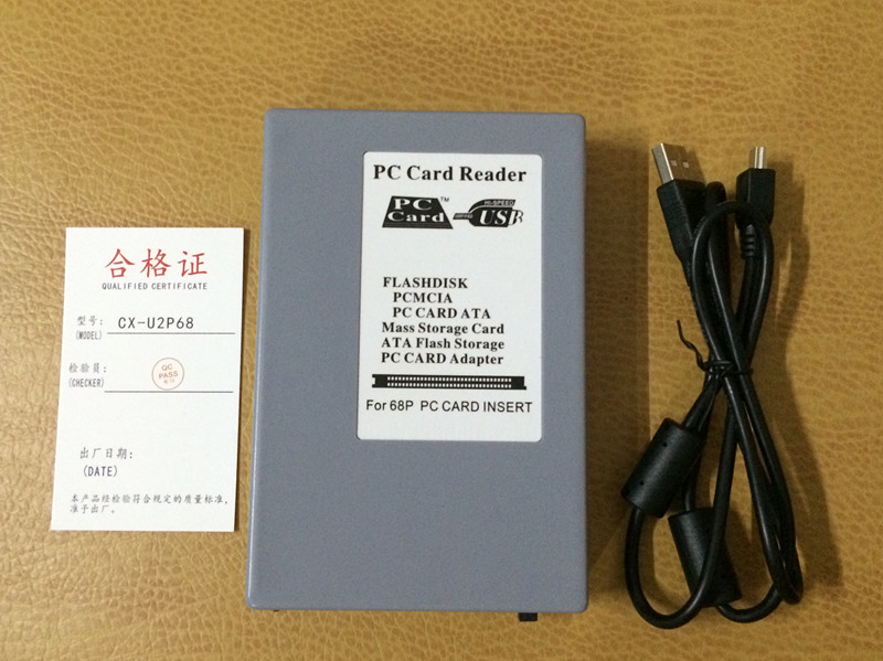 Machine tool industry PC flash memory card reader USB2 0 PCMCIA ATA card reader
