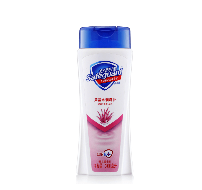 舒肤佳沐浴露芦荟水润呵护200ml  保护健康全家