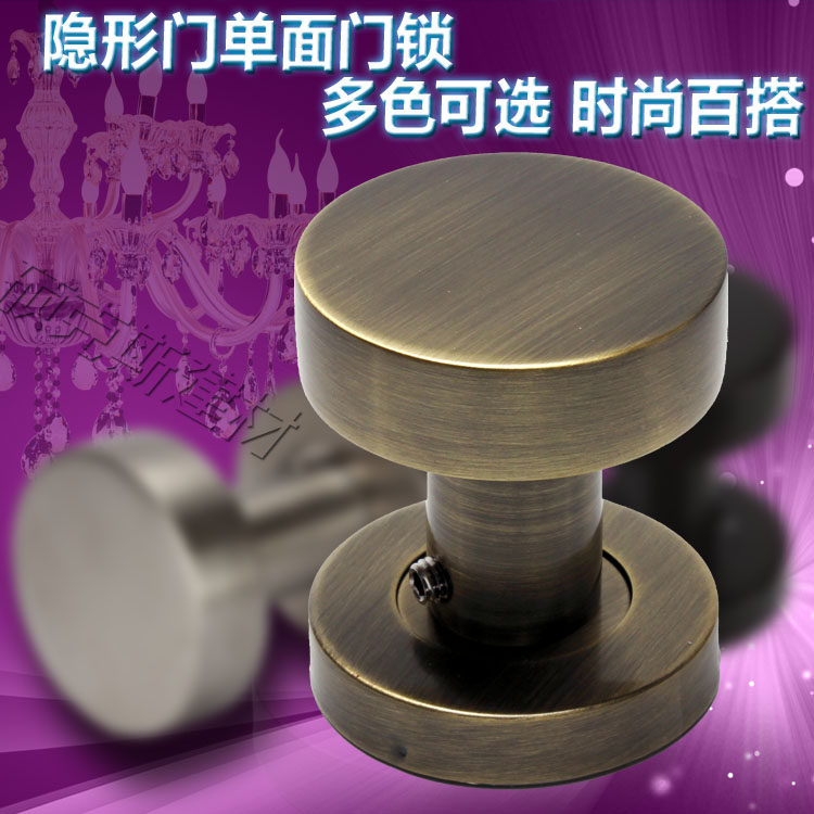 304 stainless steel invisible door lock single face concealed door lock concealed door lock inside open invisible door lock