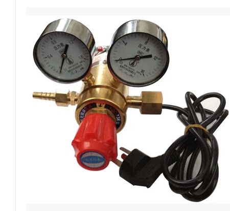 CO2 busbar pressure reducer carbon dioxide busbar pipeline pressure relief valve pressure reducer electric heater