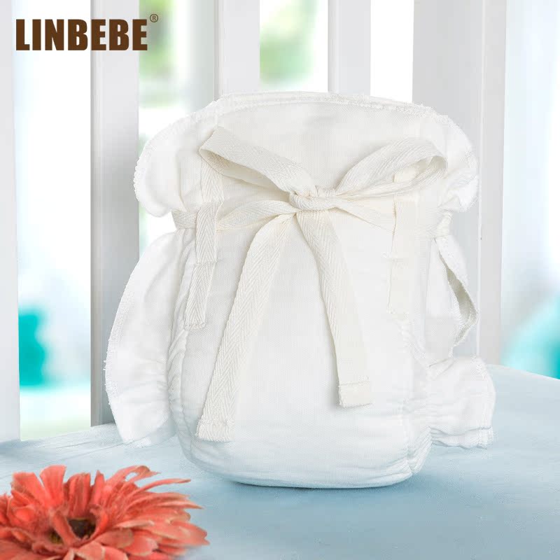 霖贝儿 加厚婴儿尿布裤 宝宝生态棉 纱布尿布裤 儿童尿布兜