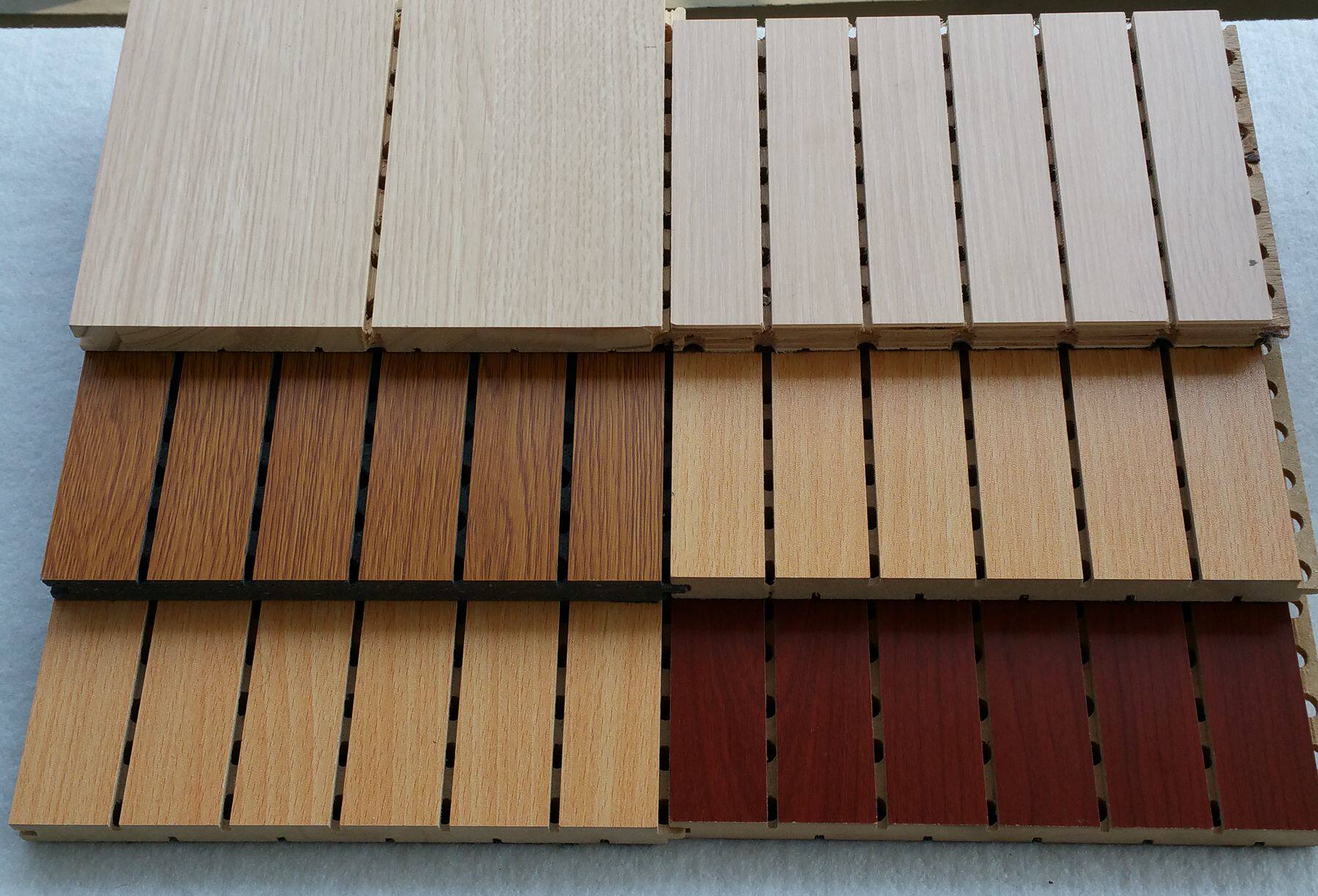 15mm Imported Solid Wood Wood-suction Soundboard High-end Environmental Protection Hotel Soundproof Sound Absorbing Shanghai Double
