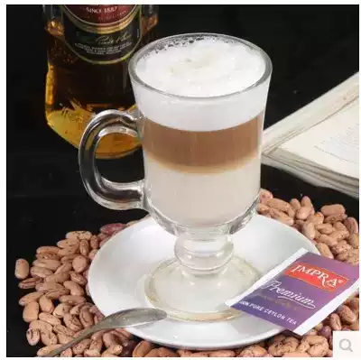 Thickened cafe Irish coffee cup latte cup European creative specialty coffee cup colorless heat-resistant glass glass