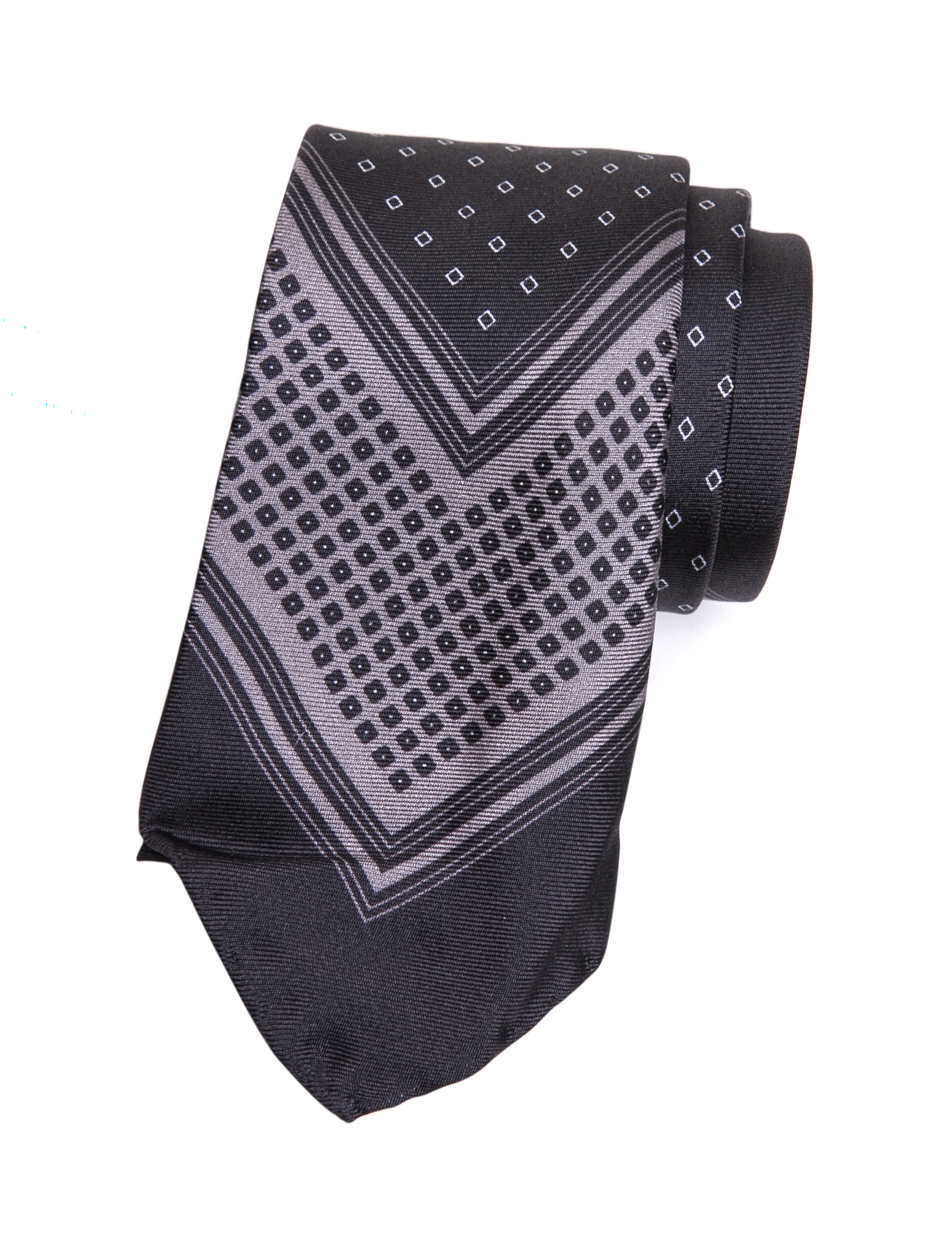 Dolce&Gabbana 黑色方格花纹领带