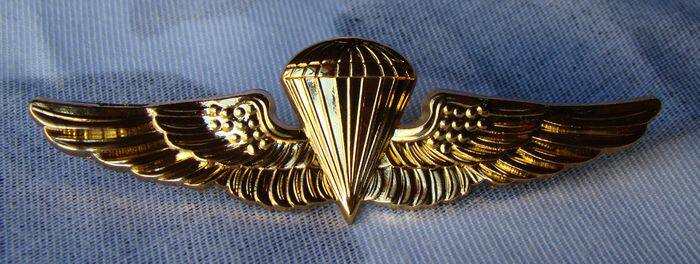 U.S. Army Parachute Badge Metal Badge Badge Gold