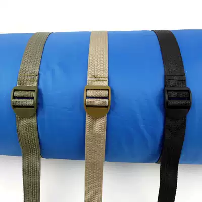 Outdoor strapping belt, floor mat, strapping belt, cargo strapping, thin waist belt, Hualian buckle