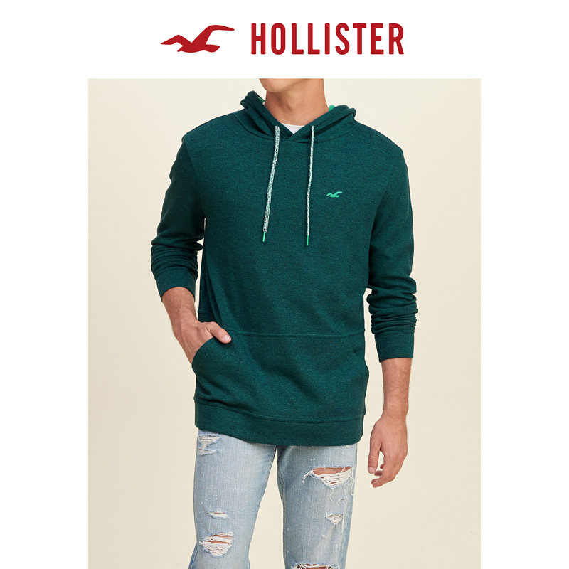 Hollister 撞色标识图样T恤帽衫 男 121907